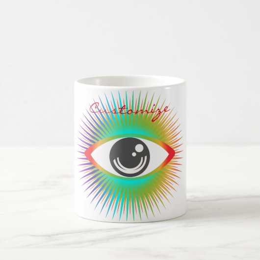 Toon Alien Eye Thunder_Cove Koffiemok (Center)