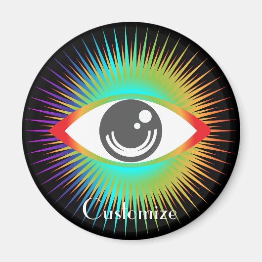 Toon Alien Eye Thunder_Cove Magneet (Voorkant)
