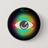 Toon Alien Eye Thunder_Cove Ronde Button 5,7 Cm (Voorkant)