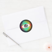Toon Alien Eye Thunder_Cove Ronde Sticker (Envelop)
