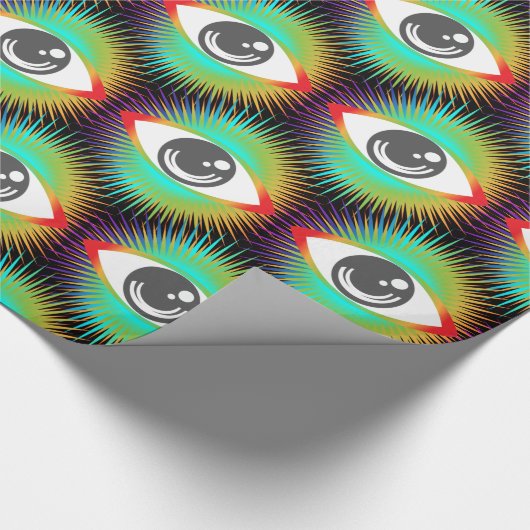 Toon Alien Eyes Thunder_Cove Cadeaupapier (Hoek)