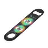 Toon Alien Eyes Thunder_Cove Speed Flessenopener (Achterkant Gekanteld)