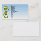 Toon Alien Visitekaartje (Voorkant / Achterkant)