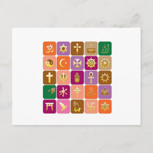 Toon alleen :Decoratieve Religieuze ICONEN Briefkaart