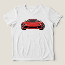 Toon Autostijl Tri-Blend Shirt