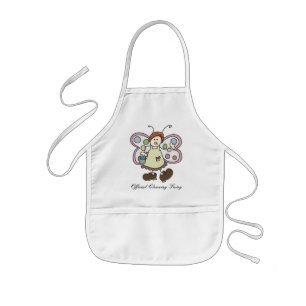 Toon Bug Lady "Official Cleaning Fairy" Apron Kinder Schort