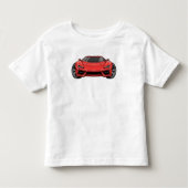 Toon Car Style Kinder Shirts (Voorkant)