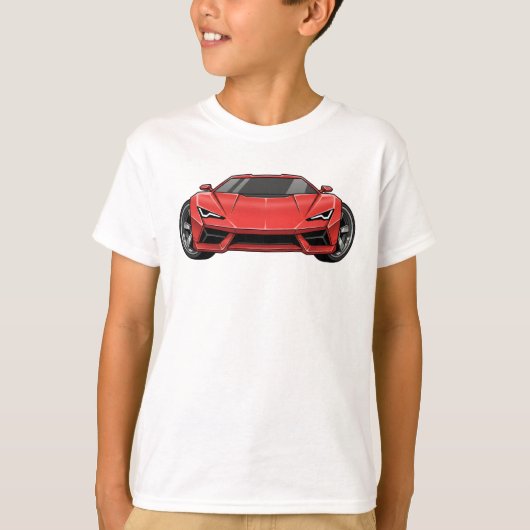 Toon Car Style T-shirt (Voorkant)