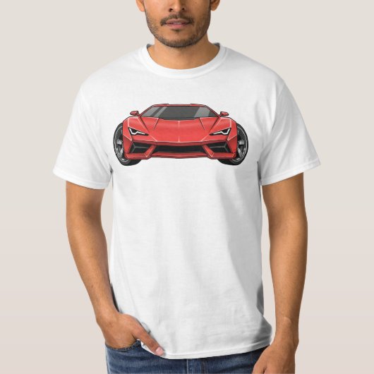 Toon Car Style T-shirt (Voorkant)