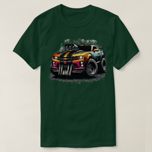 Toon Chevy Camaro T-shirt (Design voorkant)