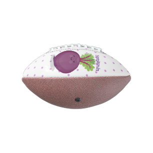 Toon de cartoon van de  van de gelukkig bietwortel american football