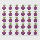 Toon de cartoon van de  van de gelukkig bietwortel cadeaupapier (Vlak)