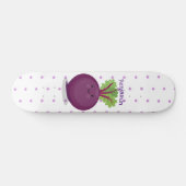 Toon de cartoon van de  van de gelukkig bietwortel persoonlijk skateboard (Horizontaal)