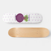 Toon de cartoon van de  van de gelukkig bietwortel persoonlijk skateboard (Horizontaal)