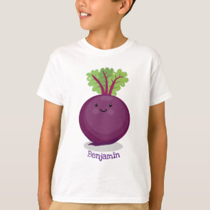 Toon de cartoon van de van de gelukkig bietwortel t-shirt