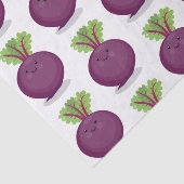 Toon de cartoon van de  van de gelukkig bietwortel tissuepapier (Detail)