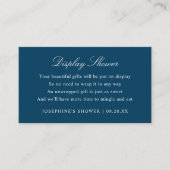 Toon de Douane Kleuren van de Douane Blauw Informatiekaartje (Voorkant)