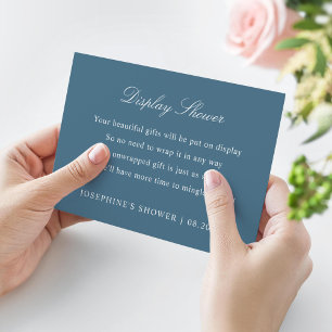 Toon de Douane Kleuren van de Douane Blauw RSVP Kaartje