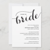 Toon de Uitnodiging van de Bridal van het Manuscri (Voorkant)