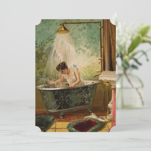 Toon de Uitnodiging van de Bride (Staand voorkant)