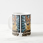 Toon Dogs: German Shepherd Koffiemok (Voorkant links)