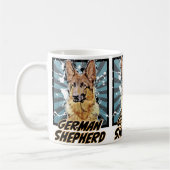 Toon Dogs: German Shepherd Koffiemok (Links)