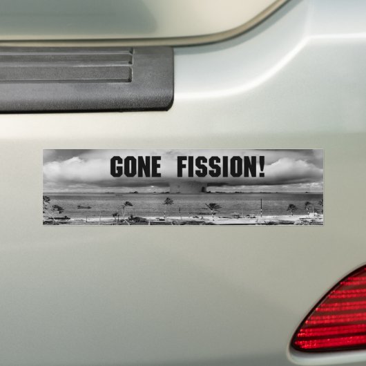Toon Fissie! Bumpersticker (Op auto)