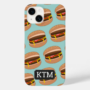 Toon Hamburgers - Open Sesame Bun - voeg initialen Case-Mate iPhone 14 Hoesje