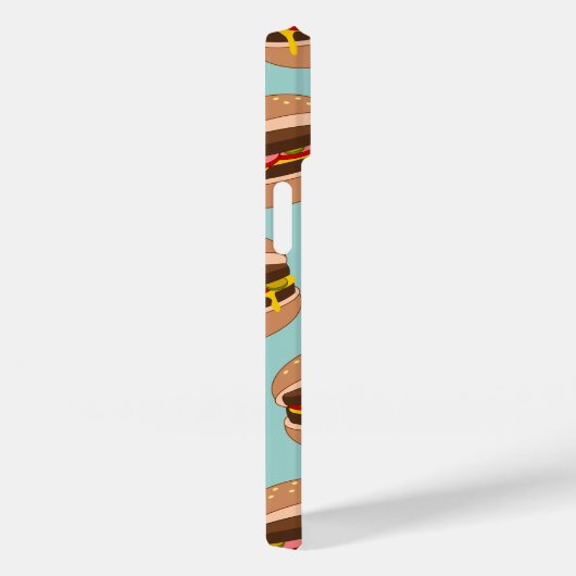 Toon Hamburgers - Open Sesame Bun - voeg initialen Case-Mate iPhone Case (Achterkant / Rechts)