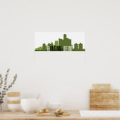 Toon het Poster van het Detroit (24"x9") opnieuw o (Keuken)