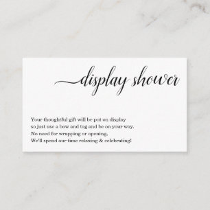 Toon het Tussenvoegsel van de Shower voor Uitnodig Informatiekaartje