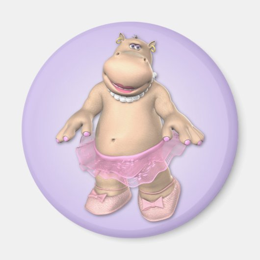 Toon Hippo Magnet (Voorkant)