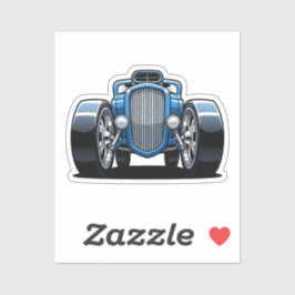 Toon Hotrod Kunst  Sticker