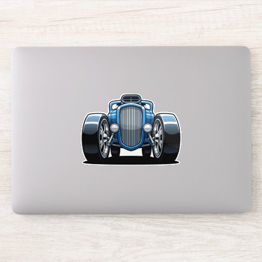 Toon Hotrod Kunst  Sticker (Computer)