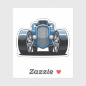 Toon Hotrod Kunst  Sticker (Vel)