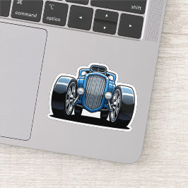 Toon Hotrod Kunst  Sticker