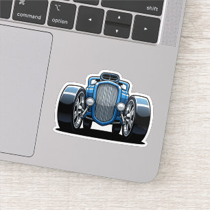 Toon Hotrod Kunst Sticker