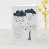 Toon iemand u geeft en aan hen denkt kaart (Gele Bloem)