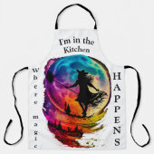 Toon in de keukenmagie All-Over Print Schort (Voorkant)