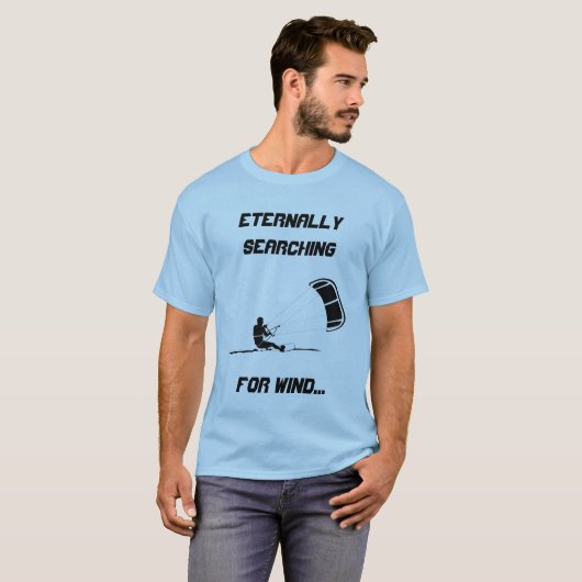 Toon Knots Kitesurfing - Mannen Basic T-Shirt (Voorkant volledig)