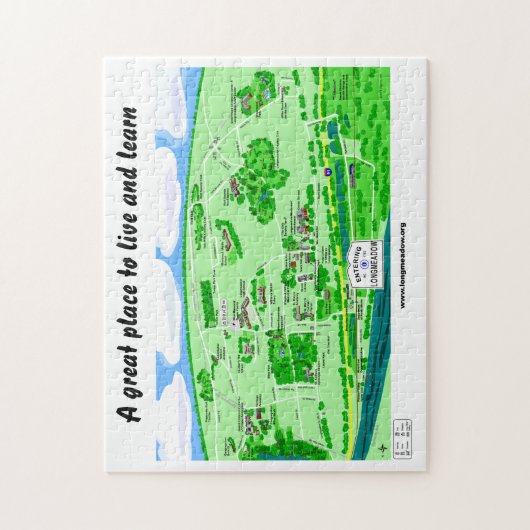 TOON Longmeadow Puzzle met Gift Box (14x11 inch) Legpuzzel (Verticaal)