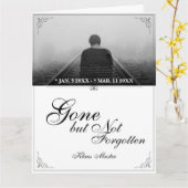 Toon maar niet vergeten - Klassiek Kaart (Gele Bloem)