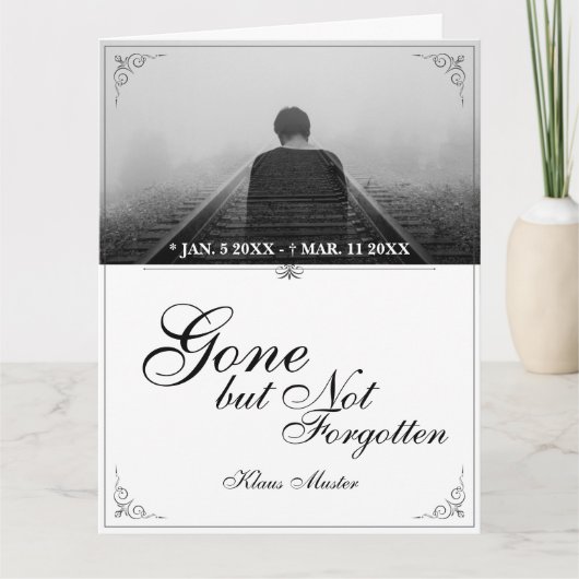 Toon maar niet vergeten - Klassiek Kaart (Voorkant)