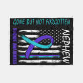 Toon, maar niet vergeten Nephew, zelfmoordbewustwo Fleece Deken (Voorkant (Horizontaal))