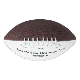 Toon me Baby één meer tijd Gepersonaliseerde naamC American Football