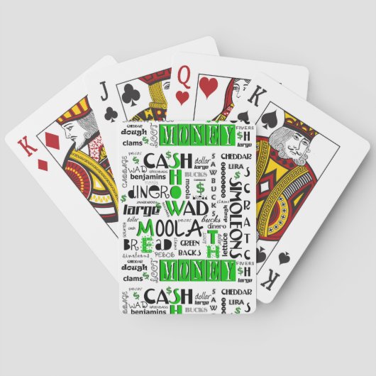 Toon me de Speelkaarten van de Fiets van het Geld (Achterkant)
