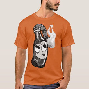 Toon Molotov Cocktail Meisje T-shirt