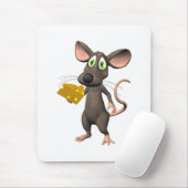 Toon Mouse met kaasmousepad Muismat (Met muis)