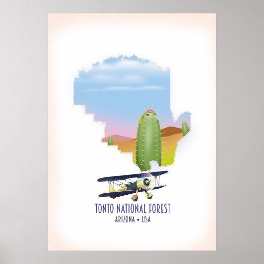 Toon National Forest Arizona USA Poster (Voorkant)