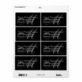 Toon op Tone Monogram Etiket (Full Sheet)